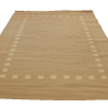Karpet met design beige met hokjes 1
