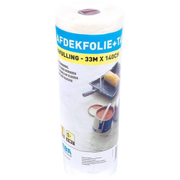 Afdekfolie mat tape 140cm x 33m