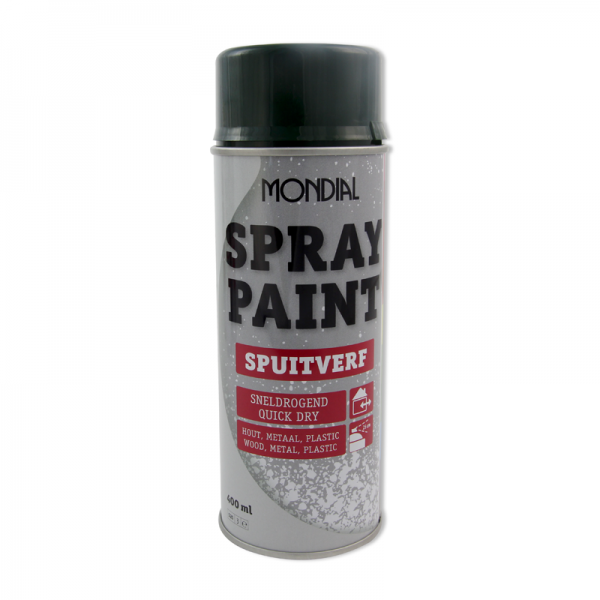 Spuitbus verf Mondial Spray Paint Ral 6009