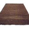 Luxe Hoogpolig Karpet 200 x 290 Donker Bruin 2