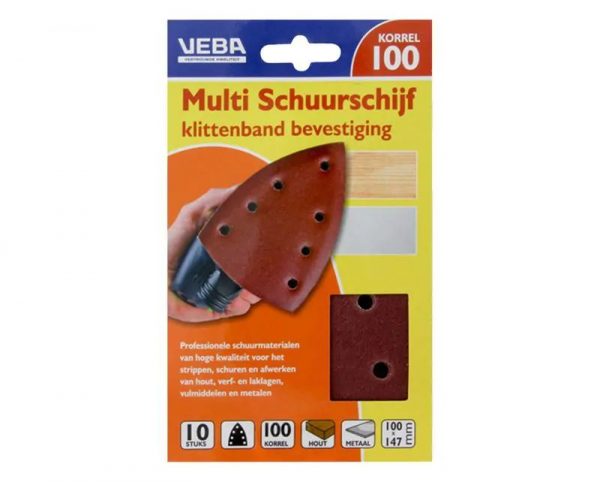 Multi schuurschijf korrel 100 1